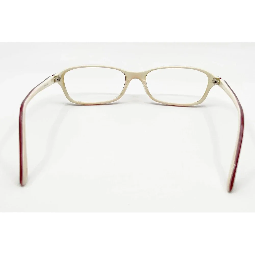 Oakley Cherries Jubilee Eyeglasses Womens Burgundy Cream Rectangular 49-16-130